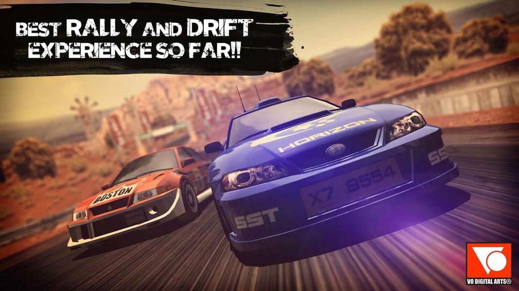 Rally Racer Drift - Gameplay image of android game