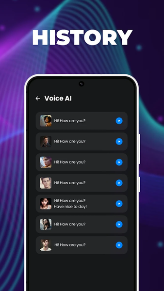 Voice AI - Clone Any Voice - عکس برنامه موبایلی اندروید