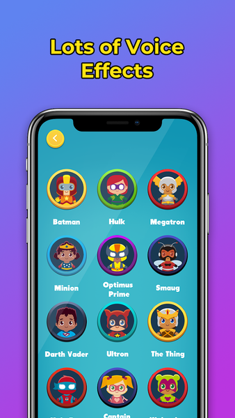Voice Changer Voice Editor App - عکس برنامه موبایلی اندروید