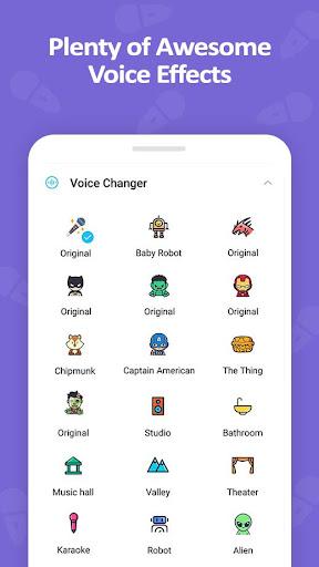 Voice Changer - Audio Editor & Effects - عکس برنامه موبایلی اندروید