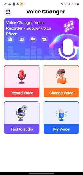 Voice Changer - Voice Effects - عکس برنامه موبایلی اندروید