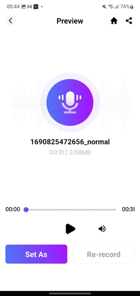 Voice Changer - Voice Effects - عکس برنامه موبایلی اندروید