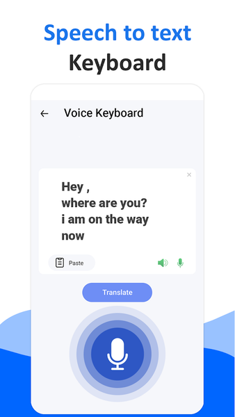English Voice Typing Keyboard - عکس برنامه موبایلی اندروید