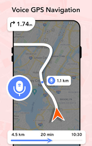 Voice GPS Driving Directions - عکس برنامه موبایلی اندروید