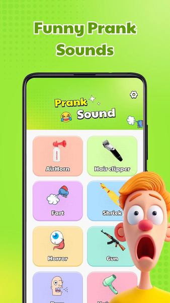 Prankster-Funny Prank Sounds - Image screenshot of android app