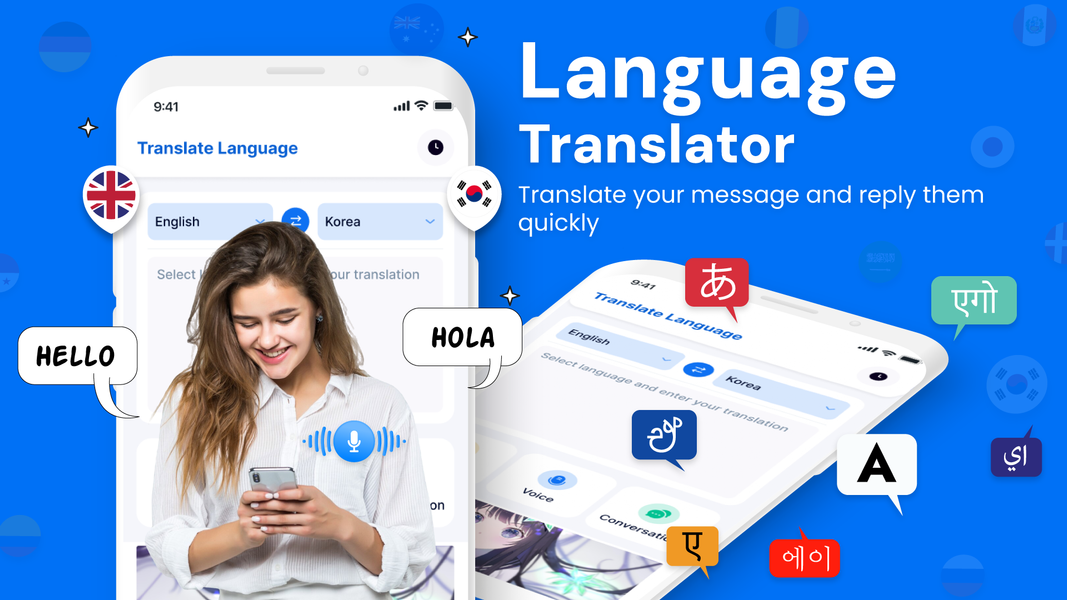 AI Translate All Languages - عکس برنامه موبایلی اندروید