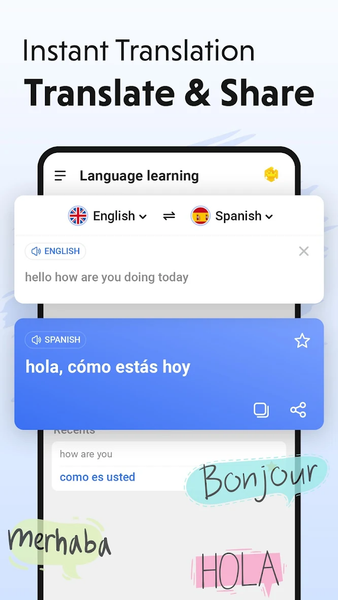 Translate All Languages - Text - Image screenshot of android app