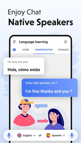 Translate All Languages - Text - عکس برنامه موبایلی اندروید