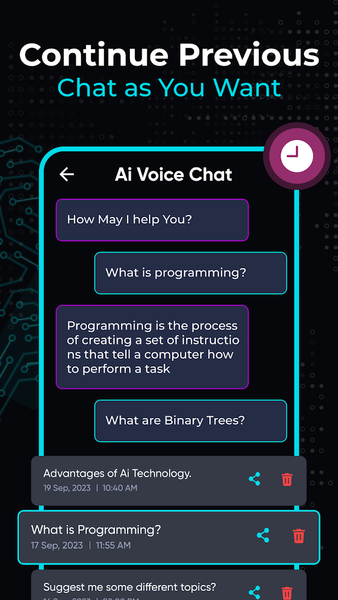 Voice Chat with Ai - عکس برنامه موبایلی اندروید