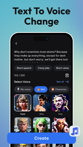 AI Voice Changer & Song Cover - Image screenshot of android app