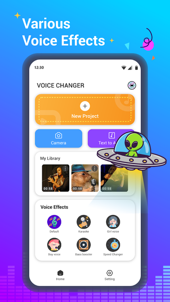 Voice Changer - Audio Effects - Image screenshot of android app