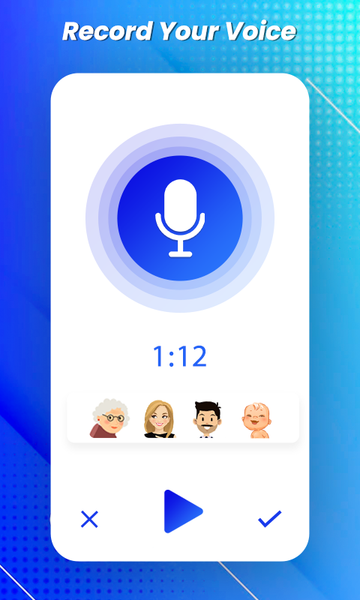 Voice changer for WhatsApp - Image screenshot of android app
