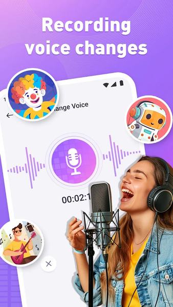 Magic Voice Changer - عکس برنامه موبایلی اندروید