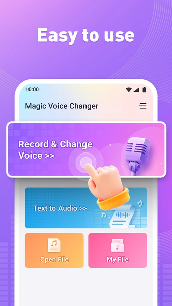 Magic Voice Changer - عکس برنامه موبایلی اندروید