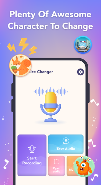 Voice Changer, Voice Effects - عکس برنامه موبایلی اندروید