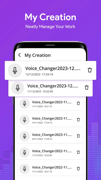 AI Voice Changer Sound Effects - عکس برنامه موبایلی اندروید