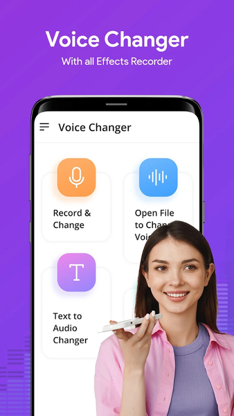 AI Voice Changer Sound Effects - عکس برنامه موبایلی اندروید