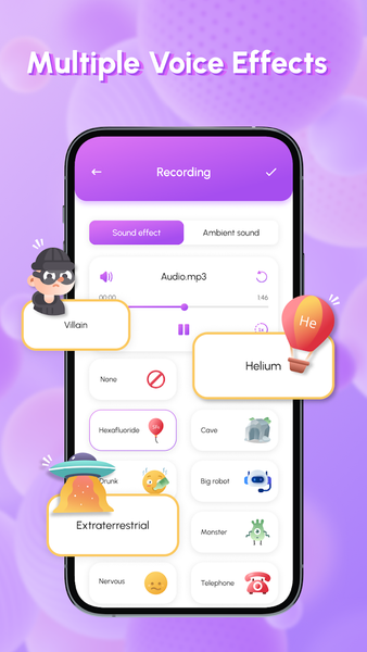 Sound Effects - Voice Changer - Image screenshot of android app