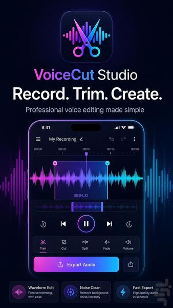 VoiceCut Studio - Image screenshot of android app