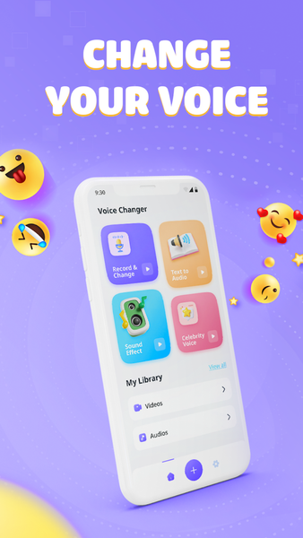 Voice changer & Sound Effects - عکس برنامه موبایلی اندروید