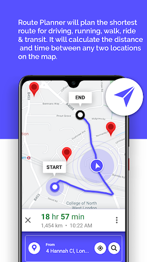 Voice Navigation GPS Maps Route Traffic Navigation - عکس برنامه موبایلی اندروید