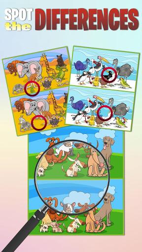 Find the differences Brain Puzzle Game - عکس برنامه موبایلی اندروید