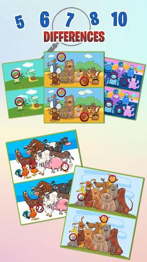 Find the differences Brain Puzzle Game - عکس برنامه موبایلی اندروید