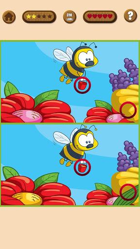 Find the differences Brain Puzzle Game - عکس برنامه موبایلی اندروید