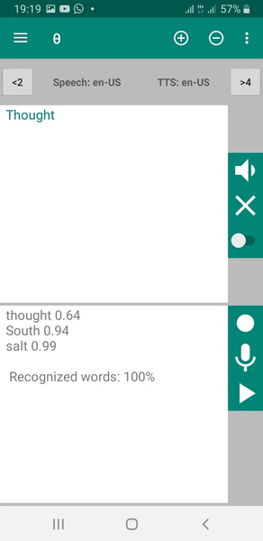Prononce pronunciation checker - Image screenshot of android app
