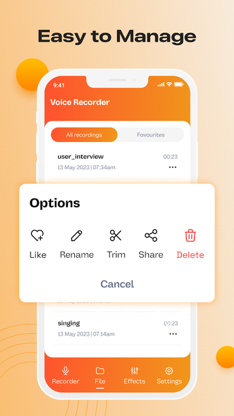 Voice Recorder & Voice Changer - عکس برنامه موبایلی اندروید