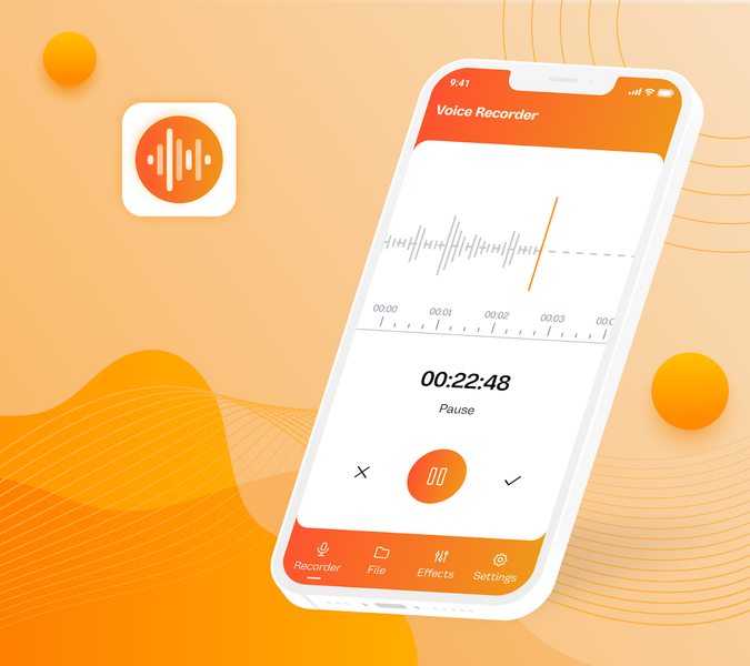 Voice Recorder & Voice Changer - عکس برنامه موبایلی اندروید