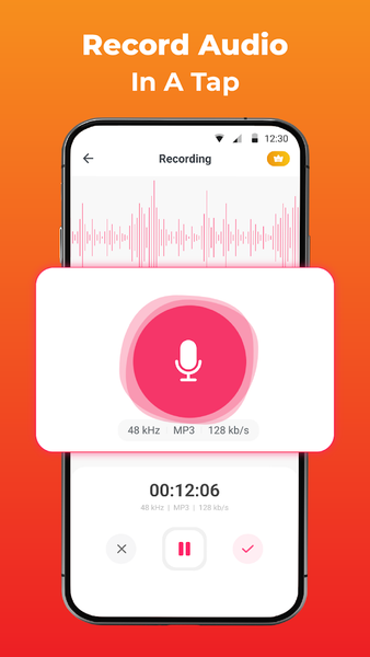 Voice Recorder: Voice Notes - عکس برنامه موبایلی اندروید