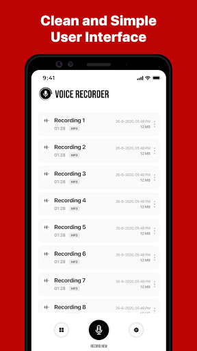 Voice Recorder: Memo & Editor - عکس برنامه موبایلی اندروید