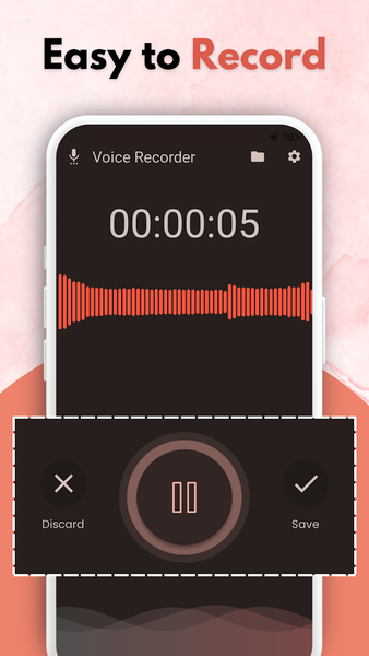 Voice Recorder : Voice Memos - عکس برنامه موبایلی اندروید