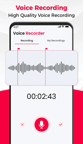 Voice Memo - Recorder & Notes - Image screenshot of android app