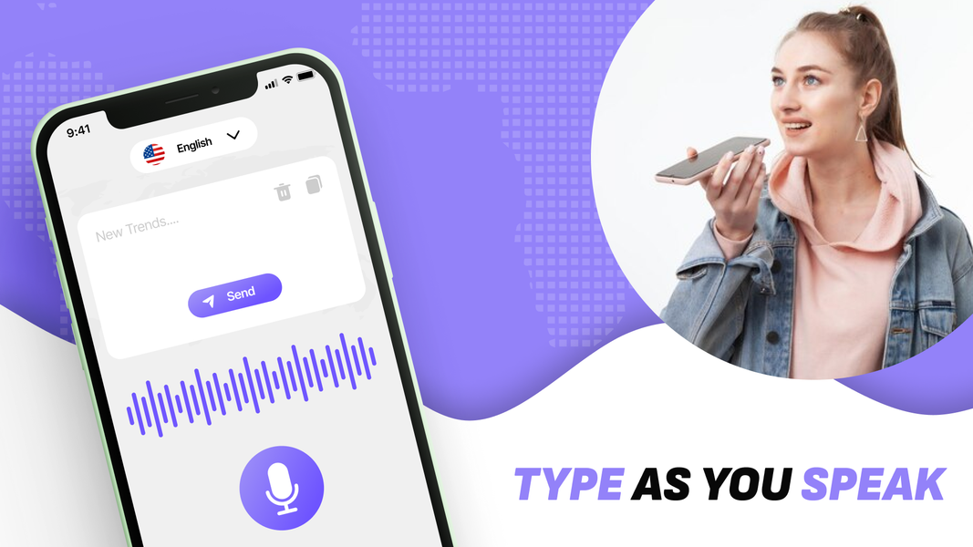 Voice SMS Typing: Voice Chat - Image screenshot of android app