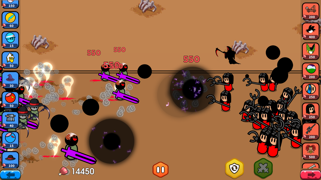 Stick Warriors: Dark Age - عکس بازی موبایلی اندروید