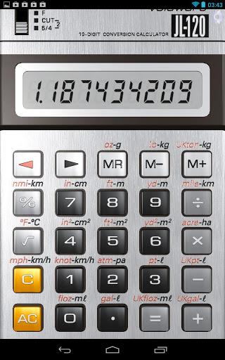 3D Conversion Calculator - Image screenshot of android app
