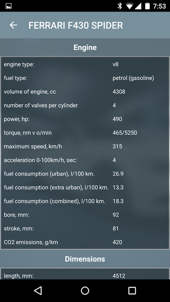 Car Data Expert - عکس برنامه موبایلی اندروید