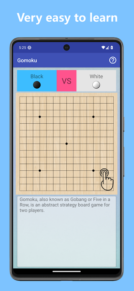 Gomoku - ۲ player Tic Tac Toe - عکس بازی موبایلی اندروید