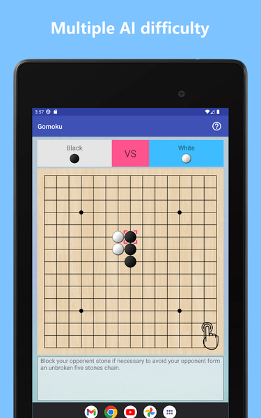 Gomoku - ۲ player Tic Tac Toe - عکس بازی موبایلی اندروید
