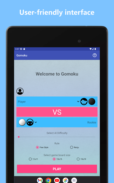 Gomoku - ۲ player Tic Tac Toe - عکس بازی موبایلی اندروید
