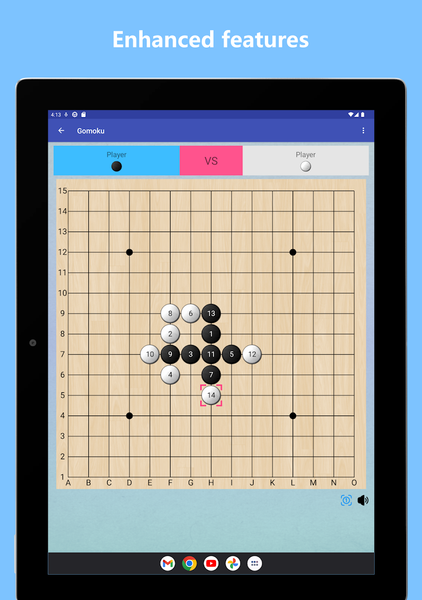 Gomoku - ۲ player Tic Tac Toe - عکس بازی موبایلی اندروید