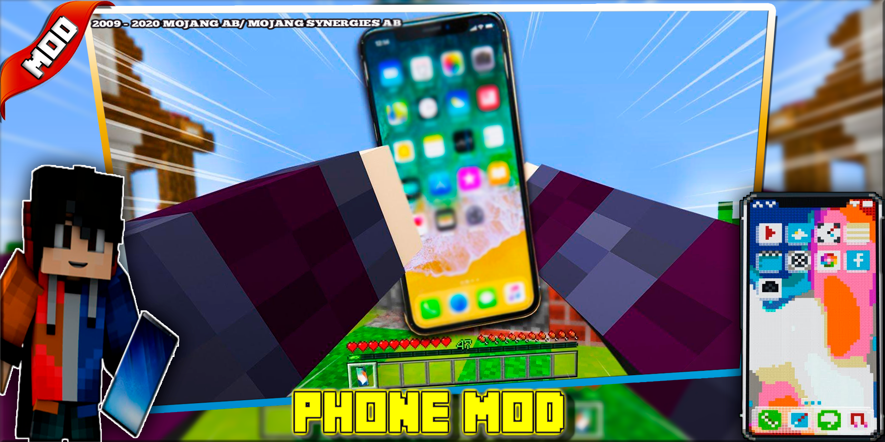 برنامه Working Phone Mod for MCPE - دانلود | بازار