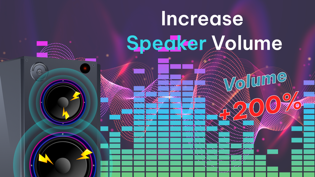 MaxBoost Volume: Bass EQ 200% - عکس برنامه موبایلی اندروید