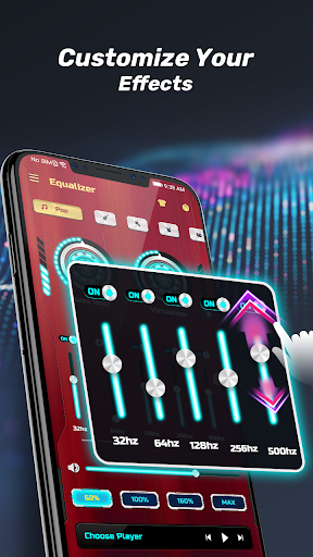 Bass Volume Booster-Equalizer - عکس برنامه موبایلی اندروید