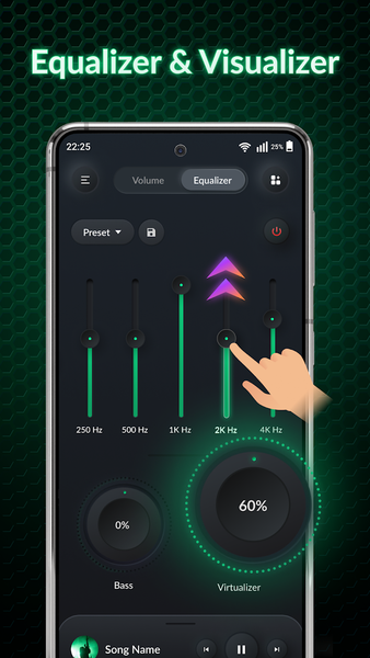 Volume Booster & Bass Booster - Image screenshot of android app
