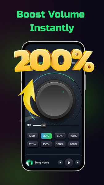 Volume Booster & Equailizer - عکس برنامه موبایلی اندروید