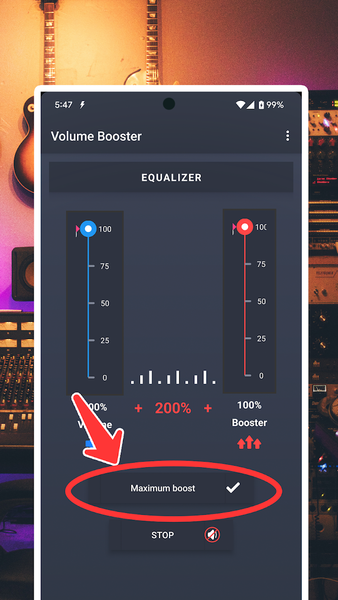 Volume Booster : Sound Booster - Image screenshot of android app