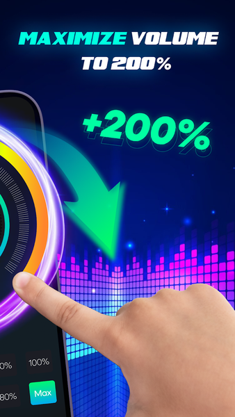 Volume Booster: Sound Booster - عکس برنامه موبایلی اندروید